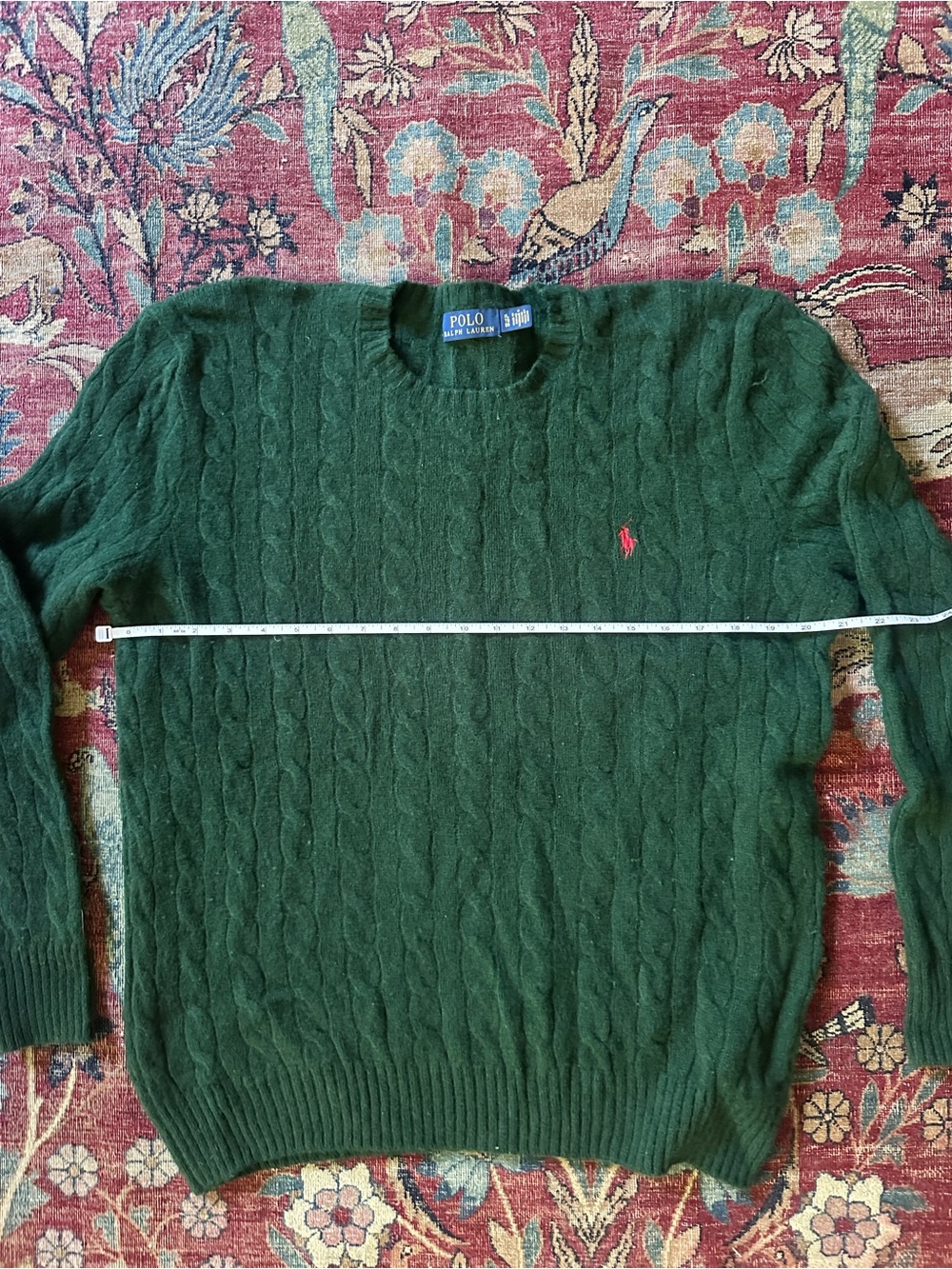 Cashmere Ralph Lauren cable knit sweater - Picture 2 of 4